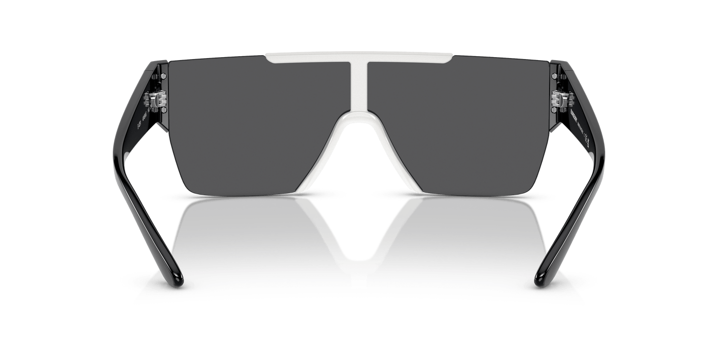 משקפי שמש של ברברי מראה לבן-אפור שחור | BURBERRY BE4291 White-Grey Mirror Black