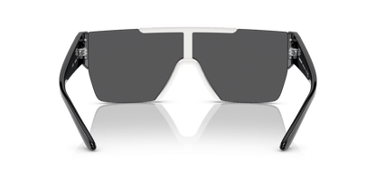 משקפי שמש של ברברי מראה לבן-אפור שחור | BURBERRY BE4291 White-Grey Mirror Black