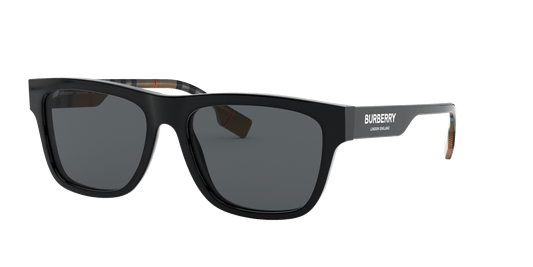 משקפי שמש בורברי אפור מקוטב שחור | BURBERRY BE4293 Black-Polarized Grey