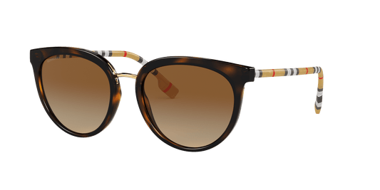 משקפי שמש בורברי כהה מקוטב חום בצבע הוואנה | BURBERRY BE4316 Willow Dark Havana-Polarized Brown Gradient