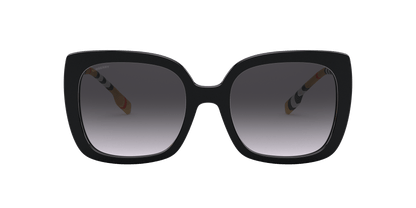 Burberry Sunglasses Black-Grey Gradient | BURBERRY BE4323 Caroll Black-Grey Gradient