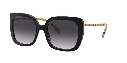 Burberry Sunglasses Black-Grey Gradient | BURBERRY BE4323 Caroll Black-Grey Gradient