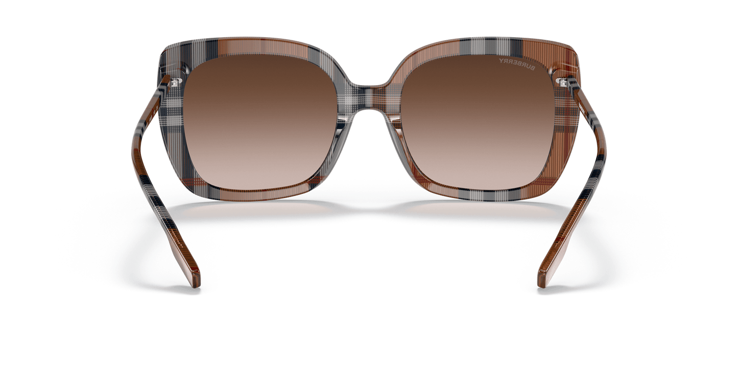 Burberry Sunglasses Brown Check-Gradient Brown | BURBERRY BE4323 Caroll Brown Check-Gradient Brown