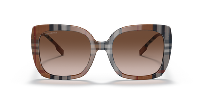 Burberry Sunglasses Brown Check-Gradient Brown | BURBERRY BE4323 Caroll Brown Check-Gradient Brown
