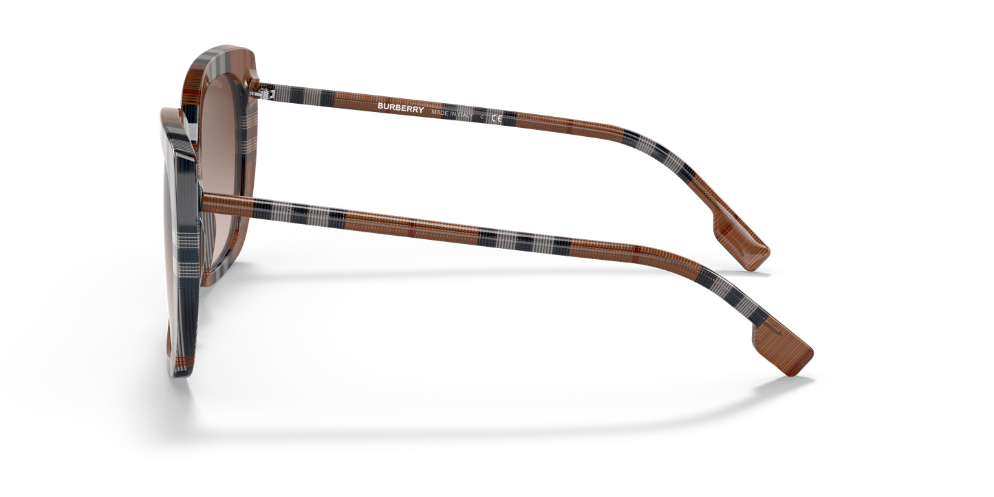 Burberry Sunglasses Brown Check-Gradient Brown | BURBERRY BE4323 Caroll Brown Check-Gradient Brown