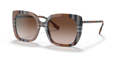 Burberry Sunglasses Brown Check-Gradient Brown | BURBERRY BE4323 Caroll Brown Check-Gradient Brown