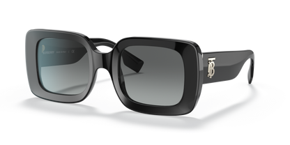Burberry Sunglasses Black-Grey Gradient | BURBERRY BE4327 Delilah Black-Grey Gradient