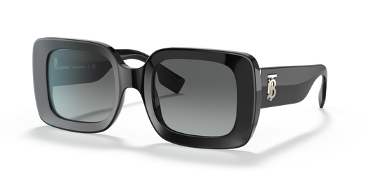 משקפי שמש בורברי שחור-אפור שיפוע | BURBERRY BE4327 Delilah Black-Grey Gradient