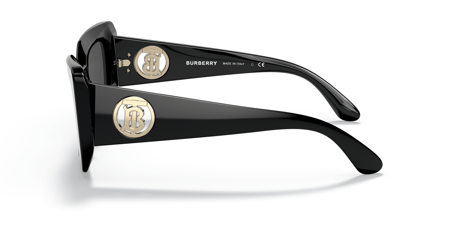 Burberry Sunglasses Black-Dark Grey | BURBERRY BE4344 Daisy Black-Dark Grey