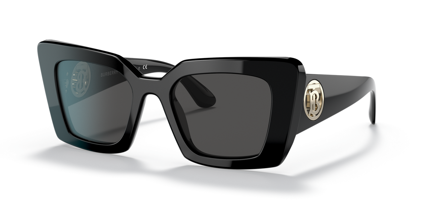 Burberry Sunglasses Black-Dark Grey | BURBERRY BE4344 Daisy Black-Dark Grey