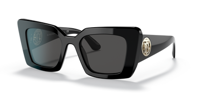 Burberry Sunglasses Black-Dark Grey | BURBERRY BE4344 Daisy Black-Dark Grey
