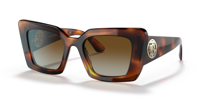 Burberry Sunglasses Light Havana Polarized Brown Gradient | BURBERRY BE4344 Daisy Light Havana-Polarized Brown Gradient