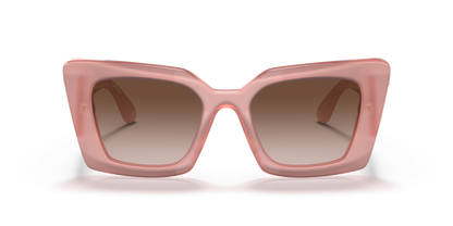 משקפי שמש בורברי ורוד-חום שיפוע | BURBERRY BE4344 Daisy Pink-Brown Gradient