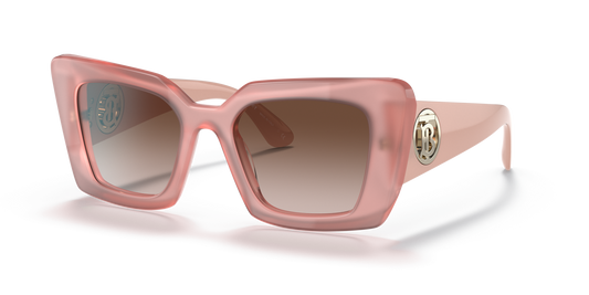 משקפי שמש בורברי ורוד-חום שיפוע | BURBERRY BE4344 Daisy Pink-Brown Gradient