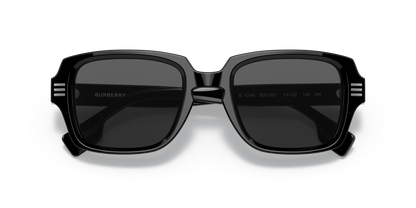Burberry Sunglasses Black-Dark Grey | BURBERRY BE4349 Eldon Black-Dark Grey