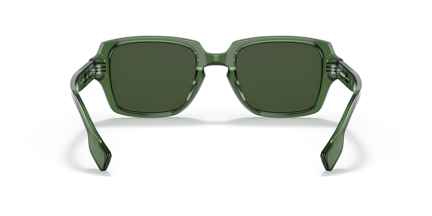 משקפי שמש בורברי ירוק-כהה ירוק | BURBERRY BE4349 Eldon Green-Dark Green