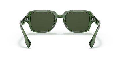 משקפי שמש בורברי ירוק-כהה ירוק | BURBERRY BE4349 Eldon Green-Dark Green