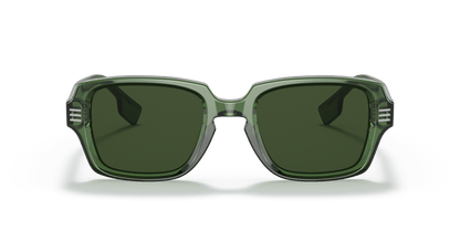 משקפי שמש בורברי ירוק-כהה ירוק | BURBERRY BE4349 Eldon Green-Dark Green