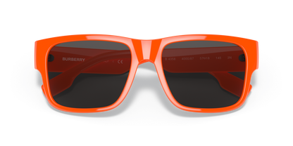Burberry Sunglasses Orange-Dark Grey | BURBERRY BE4358 Knight Orange-Dark Grey