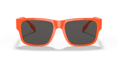 Burberry Sunglasses Orange-Dark Grey | BURBERRY BE4358 Knight Orange-Dark Grey