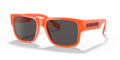 Burberry Sunglasses Orange-Dark Grey | BURBERRY BE4358 Knight Orange-Dark Grey