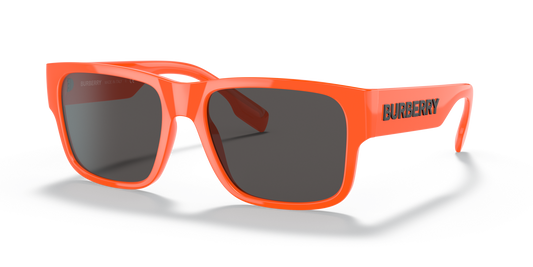 Burberry Sunglasses Orange-Dark Grey | BURBERRY BE4358 Knight Orange-Dark Grey