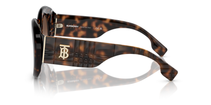 משקפי שמש בורברי בצבע חום כהה הוואנה | BURBERRY BE4370U Margot Dark Havana-Brown Gradient