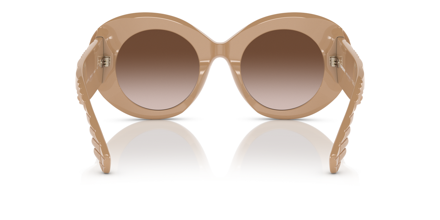 משקפי שמש בורברי בצבע בז'-חום | BURBERRY BE4370U Margot Beige-Brown Gradient