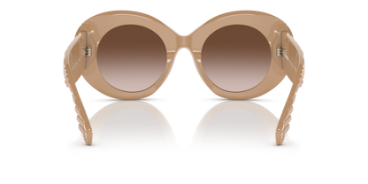 משקפי שמש בורברי בצבע בז'-חום | BURBERRY BE4370U Margot Beige-Brown Gradient