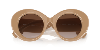 משקפי שמש בורברי בצבע בז'-חום | BURBERRY BE4370U Margot Beige-Brown Gradient