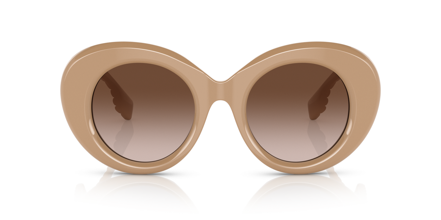 משקפי שמש בורברי בצבע בז'-חום | BURBERRY BE4370U Margot Beige-Brown Gradient