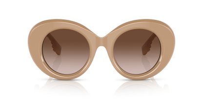 משקפי שמש בורברי בצבע בז'-חום | BURBERRY BE4370U Margot Beige-Brown Gradient