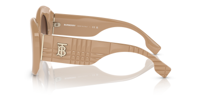 משקפי שמש בורברי בצבע בז'-חום | BURBERRY BE4370U Margot Beige-Brown Gradient
