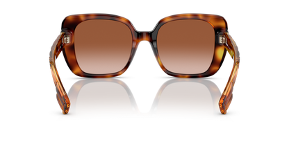 Burberry Sunglasses Light Havana-Brown Gradient | BURBERRY BE4371 Helena Light Havana-Brown Gradient
