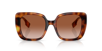 Burberry Sunglasses Light Havana-Brown Gradient | BURBERRY BE4371 Helena Light Havana-Brown Gradient