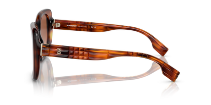 Burberry Sunglasses Light Havana-Brown Gradient | BURBERRY BE4371 Helena Light Havana-Brown Gradient