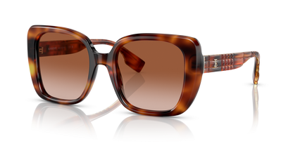 Burberry Sunglasses Light Havana-Brown Gradient | BURBERRY BE4371 Helena Light Havana-Brown Gradient