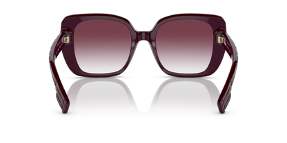 משקפי שמש בורברי שיפוע בורדו-ויולט | BURBERRY BE4371 Helena Bordeaux-Violet Gradient