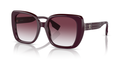 משקפי שמש בורברי שיפוע בורדו-ויולט | BURBERRY BE4371 Helena Bordeaux-Violet Gradient