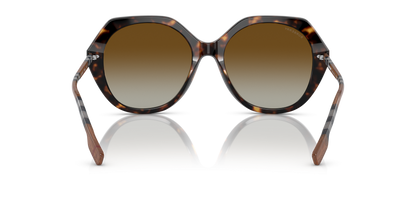 משקפי שמש בורברי כהה הוואנה-חום קוטב | BURBERRY BE4375 Vanessa Dark Havana-Brown Polar