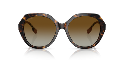 משקפי שמש בורברי כהה הוואנה-חום קוטב | BURBERRY BE4375 Vanessa Dark Havana-Brown Polar