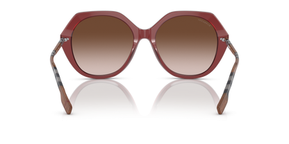משקפי שמש בורברי בורדו-חום שיפוע | BURBERRY BE4375 Vanessa Bordeaux-Brown Gradient