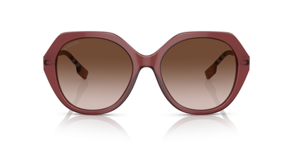 משקפי שמש בורברי בורדו-חום שיפוע | BURBERRY BE4375 Vanessa Bordeaux-Brown Gradient