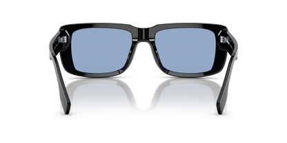 משקפי שמש בורברי שחור-תכלת | BURBERRY BE4376U Jarvis Black-Light Blue