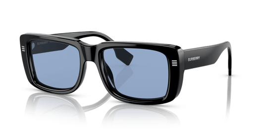 משקפי שמש בורברי שחור-תכלת | BURBERRY BE4376U Jarvis Black-Light Blue