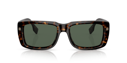 משקפי שמש בורברי כהה הוואנה-ירוק כהה | BURBERRY BE4376U Jarvis Dark Havana-Dark Green