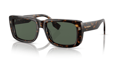 משקפי שמש בורברי כהה הוואנה-ירוק כהה | BURBERRY BE4376U Jarvis Dark Havana-Dark Green