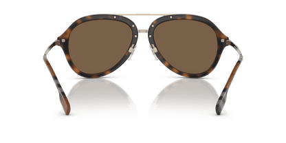 משקפי שמש בורברי כהה הוואנה-חום כהה | BURBERRY BE4377 Jude Dark Havana-Dark Brown