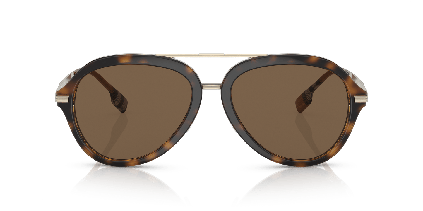 משקפי שמש בורברי כהה הוואנה-חום כהה | BURBERRY BE4377 Jude Dark Havana-Dark Brown