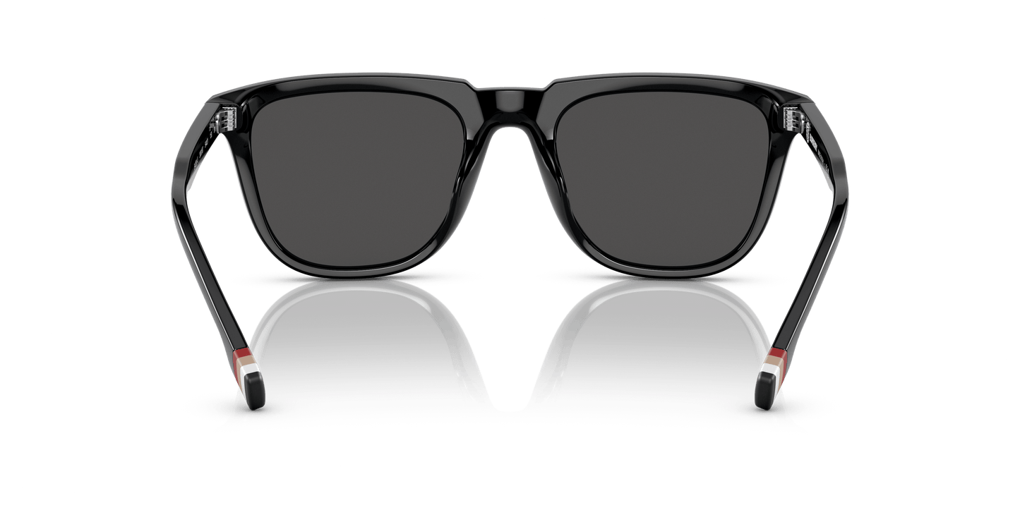 משקפי שמש בורברי שחור-אפור כהה | BURBERRY BE4381U George Black-Dark Grey